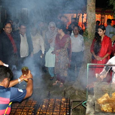 Guests can enjoy different test of local food and traditional cakes at DUS restaurant located at DUS HQ